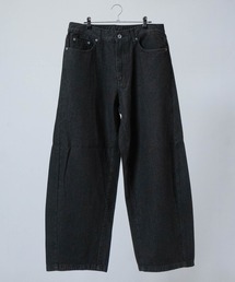 JOHN'S CLOSET（ジョンズクローゼット）の「【3】バックシャーリング バレルレッグ カラーデニム（デニムパンツ）」