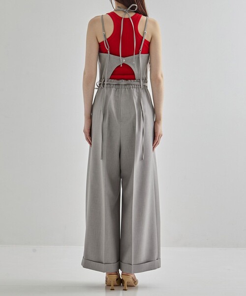 サロペット・オーバーオール・オールインワン UNITED TOKYO 25SS Square Neck Jumpsuit セール】【完売間近！】Square Neck Jumpsuit｜ウォッシャブル/防シワ