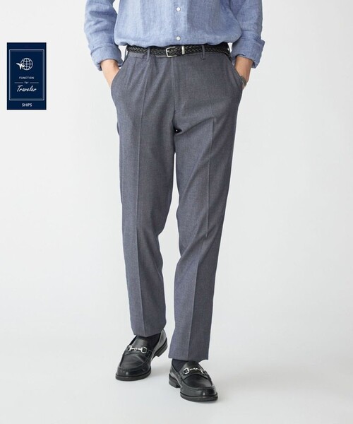 SHIPS（シップス）の「SHIPS: コットン コードレーン スラックス（スラックス・メンズ・ベージュ/ロイヤルブルー/トップグレー/スカイブルー・46/48/42/44/50/52）」の4枚目の写真