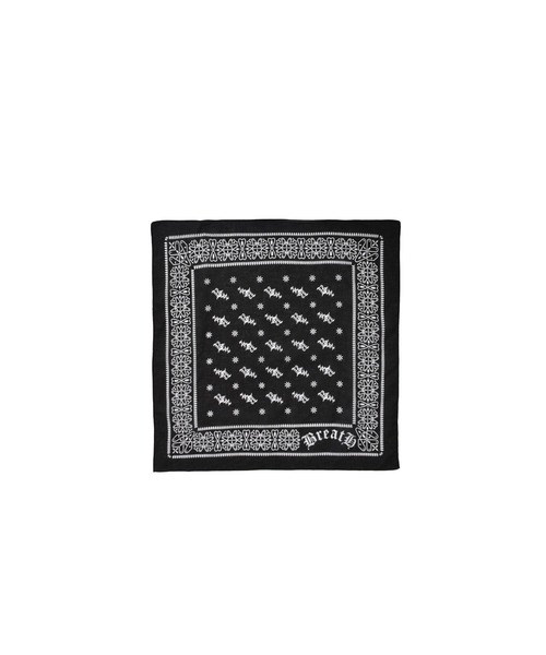 BREATH/ブレス〉BLACK CARD SILK SCARF 完売品 BREATH ブレス FW24