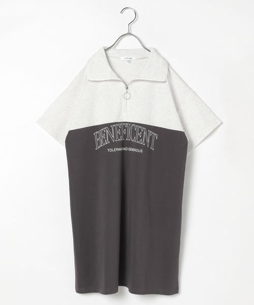 GLOBAL WORK(グローバルワーク)の「フローズンTシャツ/ZIPワンピース/497256(ワンピース・キッズ・チャコール/ブルー・130cm/140cm/150cm/160cm)」の11枚目の写真