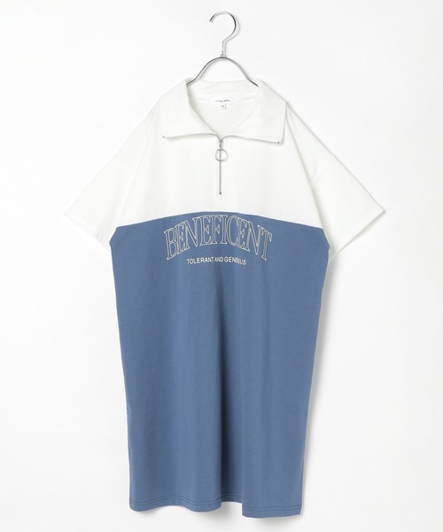 GLOBAL WORK(グローバルワーク)の「フローズンTシャツ/ZIPワンピース/497256(ワンピース・キッズ・チャコール/ブルー・130cm/140cm/150cm/160cm)」の16枚目の写真