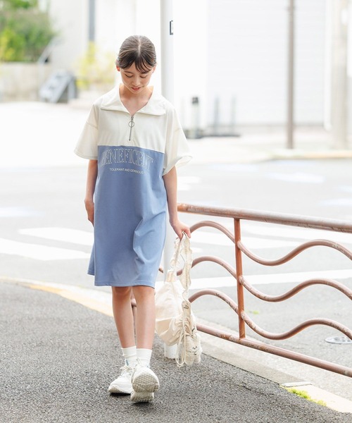 SUNDAY Ｔシャツワンピース adidas シャツワンピース アディダス ワード Tシャツワンピース