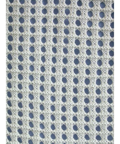 SM2（エスエムツー）の「メッシュニットジップパーカー（カーディガン/ボレロ・レディース・ブルー/オフホワイト/ブラック/レッド・F）」の19枚目の写真