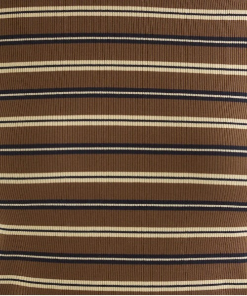 ANGIE（アンジー）の「カップ付き マルチボーダー タンクトップ（タンクトップ・レディース・グリーン系その他/ブラウン系その他/ブルー系その他・FREE）」の14枚目の写真