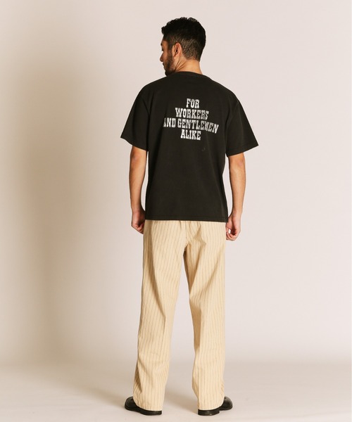 Schott(ショット)の「Schott/ショット/FOR WORKERS AND GENTLEMEN ALIKE T-SHIRT/フォー ワーカーズ アンド ジェントルマン アライク Tシャツ(Tシャツ/カットソー・メンズ・ブラック/オリーブ/ホワイト・M/L/XL/2XL)」の16枚目の写真