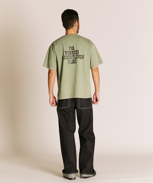 Schott(ショット)の「Schott/ショット/FOR WORKERS AND GENTLEMEN ALIKE T-SHIRT/フォー ワーカーズ アンド ジェントルマン アライク Tシャツ(Tシャツ/カットソー・メンズ・ブラック/オリーブ/ホワイト・M/L/XL/2XL)」の18枚目の写真