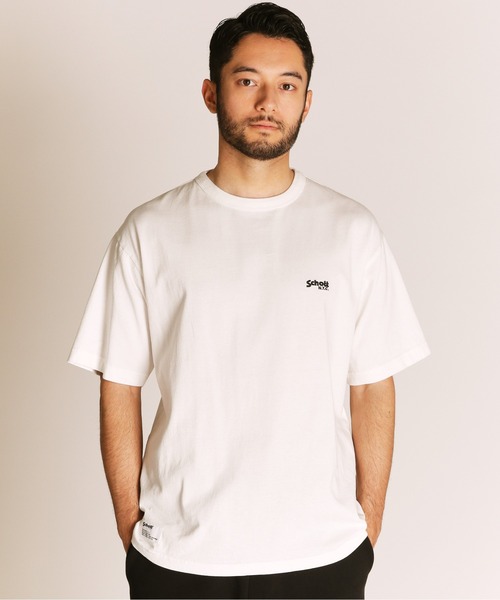 Schott(ショット)の「Schott/ショット/FOR WORKERS AND GENTLEMEN ALIKE T-SHIRT/フォー ワーカーズ アンド ジェントルマン アライク Tシャツ(Tシャツ/カットソー・メンズ・ブラック/オリーブ/ホワイト・M/L/XL/2XL)」の4枚目の写真