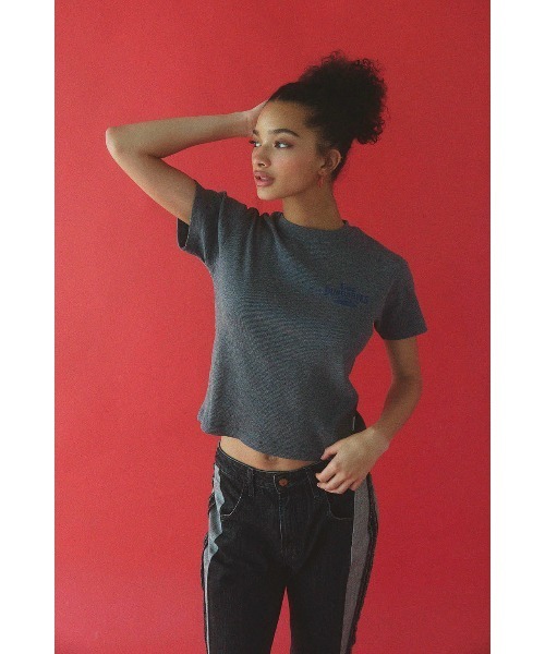 セール】[Lee x ALEXIA STAM] CANT BUST EM Rib Tee /Leeコラボ