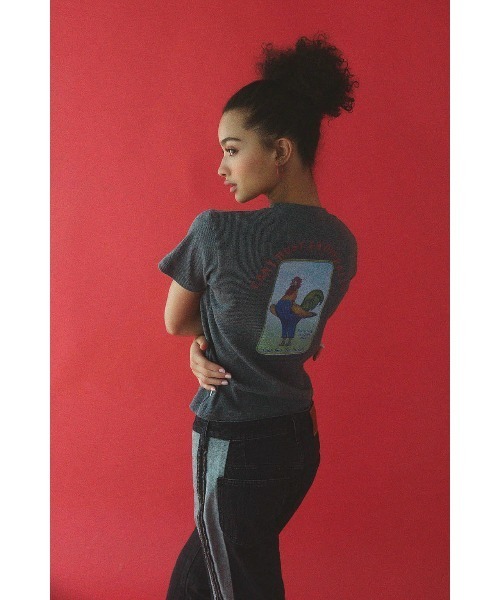セール】[Lee x ALEXIA STAM] CANT BUST EM Rib Tee /Leeコラボ