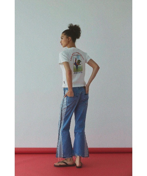 セール】[Lee x ALEXIA STAM] CANT BUST EM Rib Tee /Leeコラボ