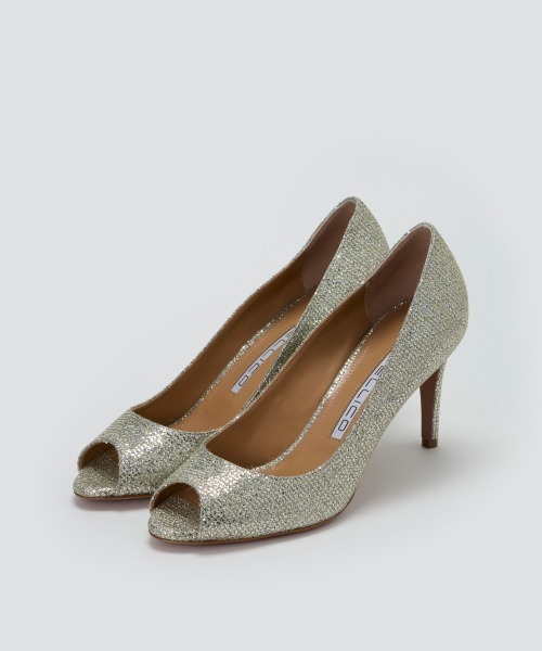 試着のみ ペリーコ RIOPENオープントゥパンプス 24.5cm 8cmヒール 試着のみ ペリーコ RIOPENオープントゥパンプス 24.5cm 8cmヒール