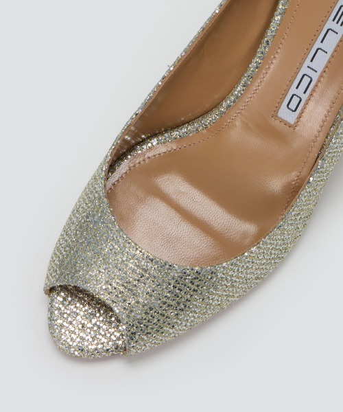 PELLICO オープントゥ フラットパンプス レディース　37 ベージュ セール】 PELLICO オープントゥ フラットパンプス （フラットシューズ