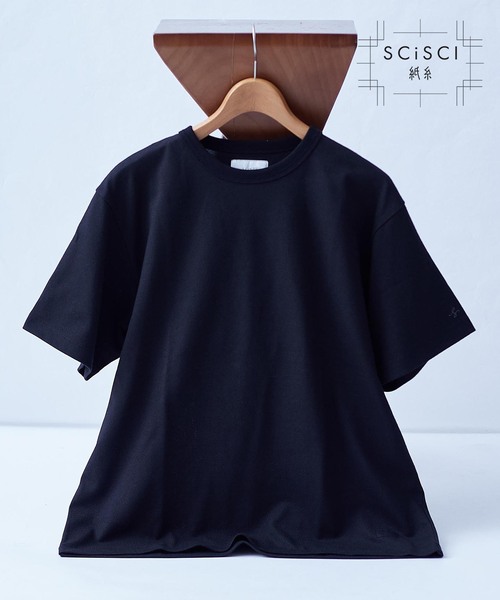 SCI-SCI / 紙糸】クルーネック半袖Tシャツ（Tシャツ/カットソー