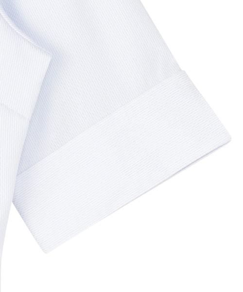 TOKYO SHIRTS（トウキョウシャツ）の「形態安定ノーアイロン スキッパー 5分袖ビジネスワイシャツ（ビジネスシャツ・レディース・サックスブルー・LL/S/M/L/XL）」の4枚目の写真