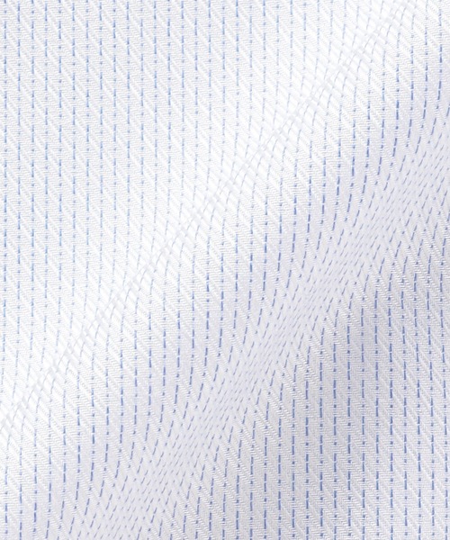 TOKYO SHIRTS（トウキョウシャツ）の「形態安定ノーアイロン スキッパー 5分袖ビジネスワイシャツ（ビジネスシャツ・レディース・サックスブルー・LL/S/M/L/XL）」の5枚目の写真