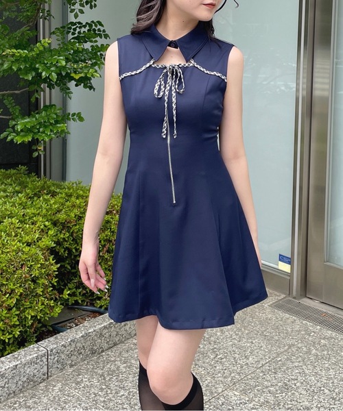 MISCHIEF::ワンピース:S[RESALE] REDYAZEL SHIBUYA109店 | SALE ITEM♥️ #2WAYバイカラーミニ