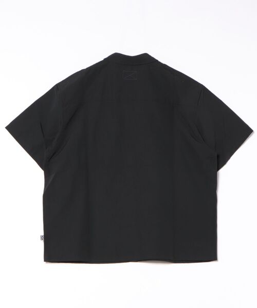 MLVINCE / メルヴィンス】NYLON S/S SHIRTS / ブラック [NSS21BK