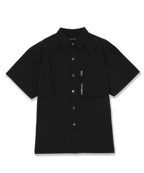 STYLISE（スタイライズ）の「【MLVINCE / メルヴィンス】NYLON S/S SHIRTS / ブラック [NSS21BK]（シャツ/ブラウス・メンズ・ブラック・M/L）」の13枚目の写真