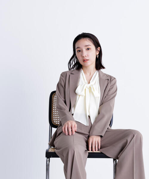 楊柳リボンボウブラウス ◇楊柳リボンボウブラウス（シャツ/ブラウス）｜NATURAL BEAUTY