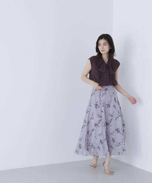 楊柳リボンボウブラウス ◇楊柳リボンボウブラウス（シャツ/ブラウス）｜NATURAL BEAUTY