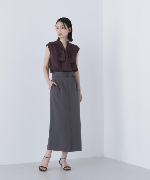 ブラウス シャツ 楊柳リボンボウブラウス レディース ◇楊柳リボンボウブラウス（シャツ/ブラウス）｜NATURAL BEAUTY