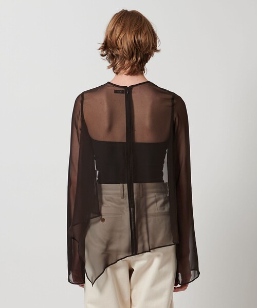 LOEFF(ロエフ)の「<LOEFF>シフォン クリオネ ブラウス(その他トップス・レディース・ブラック/ダークブラウン/オフホワイト・FREE)」の17枚目の写真