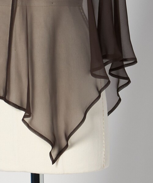 LOEFF(ロエフ)の「<LOEFF>シフォン クリオネ ブラウス(その他トップス・レディース・ブラック/ダークブラウン/オフホワイト・FREE)」の21枚目の写真