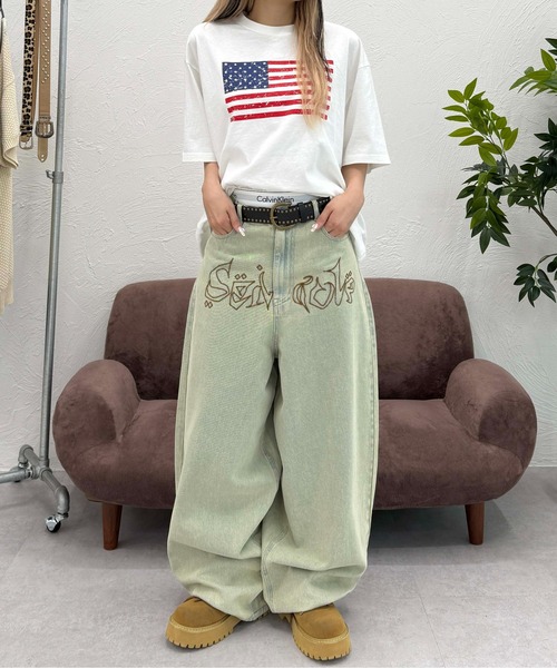 sedacle(セダクル)の「フロントロゴカーブデニム(デニムパンツ・メンズ・ブラック/ライトブルー・SMALL/MEDIUM/LARGE)」の16枚目の写真
