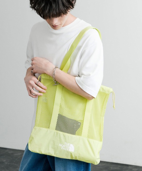 プロフ必読！THE NORTH FACE(ザノースフェイス) メッシュトート セール】国内未発売 THE NORTH FACE(ザ・ノースフェイス)/A4対応