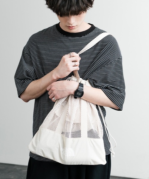 【THE NORTH FACE】LINDEN MESH SHOULDER BAG NEW THE NORTH FACE LINDEN MESH GYM SACK HOT_PINK NN2PR17