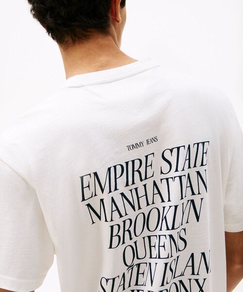 tommy jeans（トミー ジーンズ）の「リラックスバロウズTシャツ（Tシャツ/カットソー・メンズ・ブラック/ホワイト・X-LARGE/MEDIUM/LARGE/X-SMALL/SMALL）」の4枚目の写真