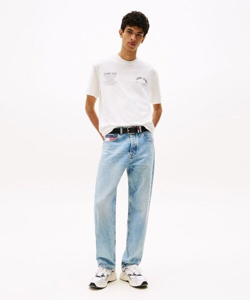 tommy jeans（トミー ジーンズ）の「リラックスバロウズTシャツ（Tシャツ/カットソー・メンズ・ブラック/ホワイト・X-LARGE/MEDIUM/LARGE/X-SMALL/SMALL）」の5枚目の写真