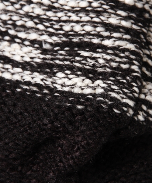 VENCEEXCHANGE（ヴァンスエクスチェンジ）の「ブロッキングガウン       （カーディガン/ボレロ・レディース・ブラック/ライトブラウン・MEDIUM）」の11枚目の写真