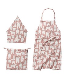 BACKYARD FAMILY（バックヤードファミリー）の「habituel エプロン 三角巾 巾着付き（エプロン）」