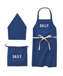 BACKYARD FAMILY（バックヤードファミリー）の「habituel エプロン 三角巾 巾着付き（エプロン）」