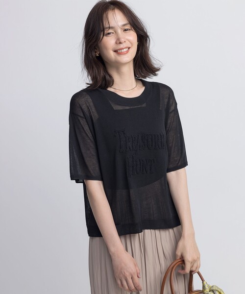 組曲(クミキョク)の「Hunter Tee ニット(ニット/セーター・レディース・ホワイト系・6)」の14枚目の写真
