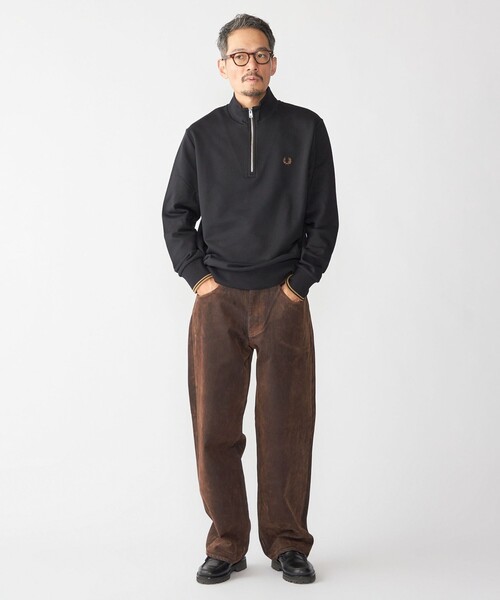 SHIPS(シップス)の「SHIPS: フロッキー ワイド デニム パンツ(デニムパンツ・メンズ・ブラウン/ブラック/ネイビー・SMALL/MEDIUM/LARGE/X-LARGE)」の7枚目の写真