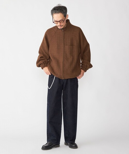 SHIPS(シップス)の「SHIPS: フロッキー ワイド デニム パンツ(デニムパンツ・メンズ・ブラウン/ブラック/ネイビー・SMALL/MEDIUM/LARGE/X-LARGE)」の8枚目の写真