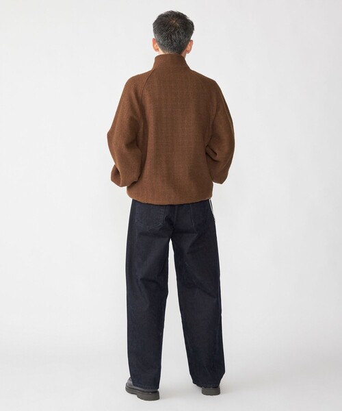 SHIPS(シップス)の「SHIPS: フロッキー ワイド デニム パンツ(デニムパンツ・メンズ・ブラウン/ブラック/ネイビー・SMALL/MEDIUM/LARGE/X-LARGE)」の10枚目の写真