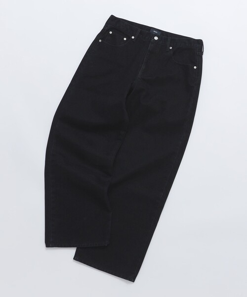 SHIPS(シップス)の「SHIPS: フロッキー ワイド デニム パンツ(デニムパンツ・メンズ・ブラウン/ブラック/ネイビー・SMALL/MEDIUM/LARGE/X-LARGE)」の19枚目の写真