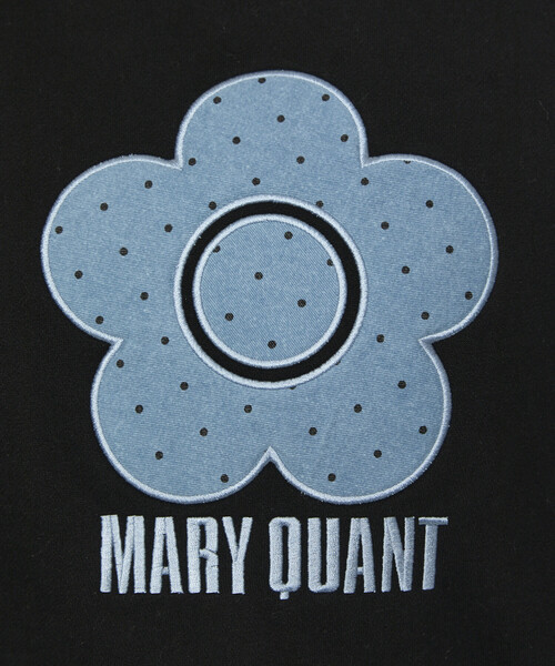 PUBLUX（パブリュクス）の「MARY QUANT × PUBLUX/マリークワント ドット デイジー ロゴ スウェット　限定展開（スウェット・レディース・ブラック/グレー/チャコールグレー/ネイビー・ﾌﾘ-）」の20枚目の写真