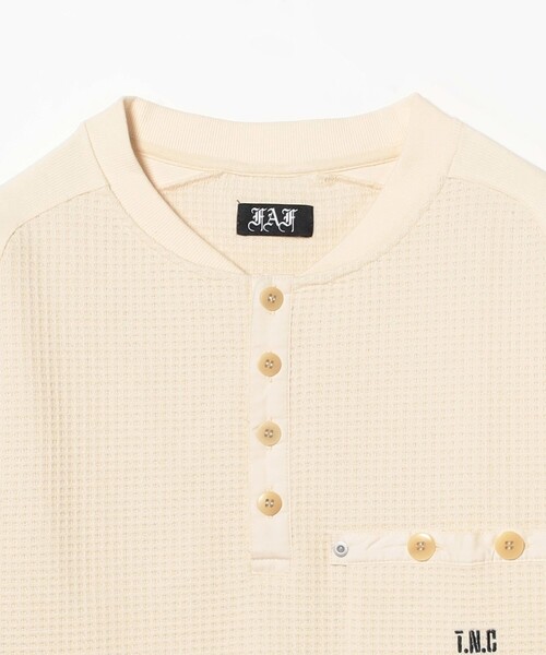 トップス FAF FAKE AS FLOWERS THERMAL HENLEY トップス FAF FAKE AS FLOWERS THERMAL HENLEY FAF / フェイク アズ