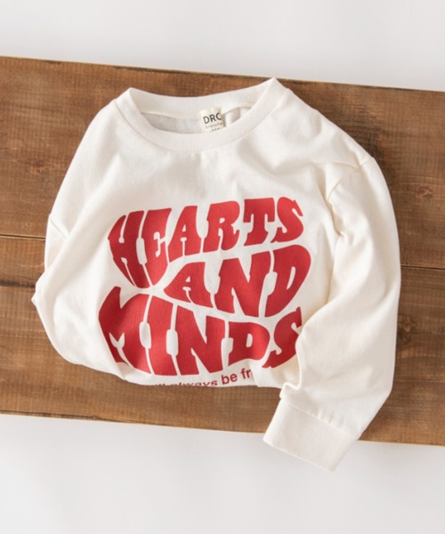 DRC branshes(ディーアールシーブランシェス)の「【WEB限定/DRC】アソートグラフィック長袖Tシャツ(Tシャツ/カットソー・キッズ・ブルーグレー/フューシャピンク/その他4/ブルー/オフホワイト/チャコールグレー/オレンジ/マスタード/パープル/ネイビー/その他5/その他1/その他2/その他3・100/130/110/160/120/140/150)」の2枚目の写真