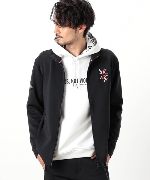 NICOLE CLUB FOR MEN(ニコルクラブフォーメン)の「【NICOLE SPORTS】Admiral別注トラックジャケット(その他アウター・メンズ・ブルー系/ブラック×ブラック/グレー系・MEDIUM/LARGE/X-LARGE/XX-LARGE)」の2枚目の写真