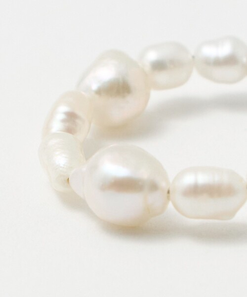 in mood（インムード）の「＜in mood＞PRL 2P リング（リング・レディース・ホワイト・FREE）」の6枚目の写真