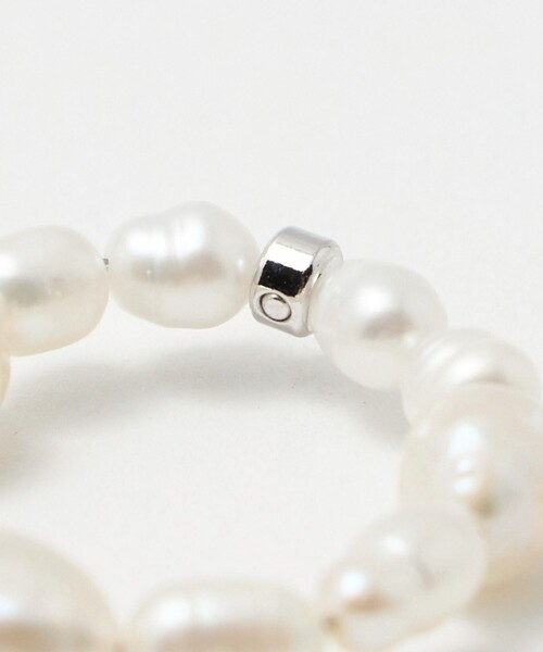 in mood（インムード）の「＜in mood＞PRL 2P リング（リング・レディース・ホワイト・FREE）」の8枚目の写真