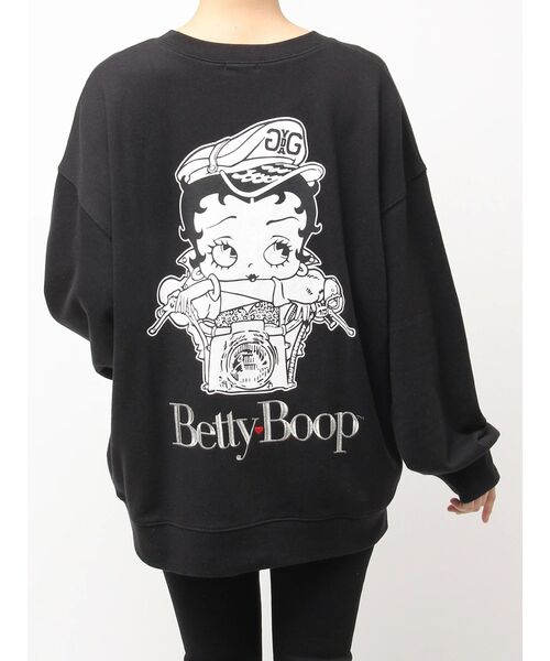 お値下げ♡超美品♡BETOUPE CHESSWOOLフーディー BETTY×GYDA GLITTER embroideryプルオーバー（スウェット