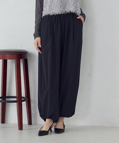 COMME CA ISM(コムサイズム)の「パラシュート パンツ(その他パンツ・レディース・ベージュ/ブラック・MEDIUM/LARGE)」の18枚目の写真