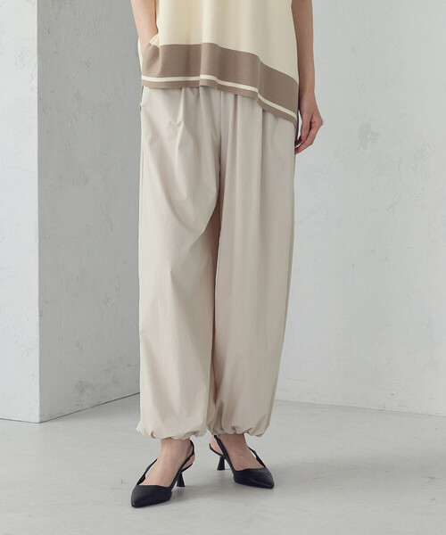 COMME CA ISM(コムサイズム)の「パラシュート パンツ(その他パンツ・レディース・ベージュ/ブラック・MEDIUM/LARGE)」の22枚目の写真